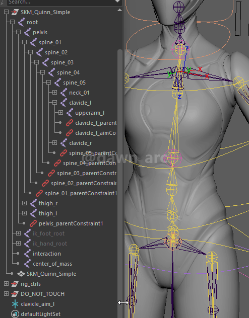 [Maya]Rigging 17 - Clavicles & Fingers